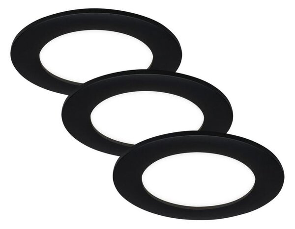 Briloner - SADA 3x LED Kúpeľňové podhľadové svietidlo LED/3W/230V IP23