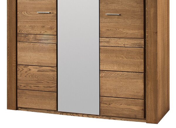 Szynaka Šatníková skriňa Velvet II 73 160 cm z rustikálneho duba