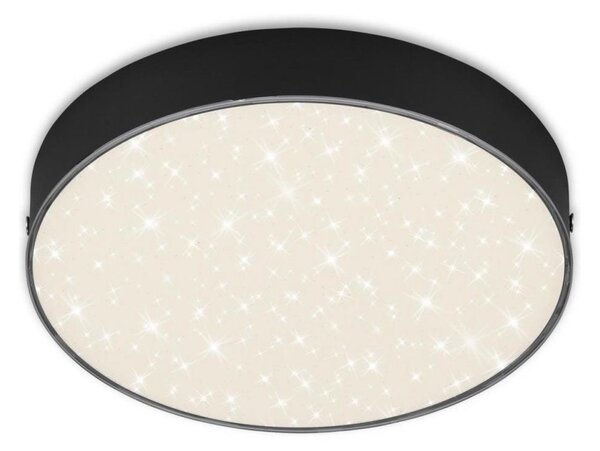 Briloner 7073-415 - LED Stropné svietidlo STAR SKY LED/16W/230V pr. 21 cm čierna
