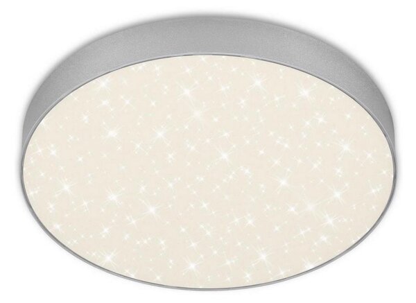 Briloner 7074-414 -LED Stropné svietidlo STAR SKY LED/21W/230V pr. 28 cm strieborná