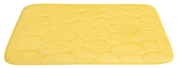 BO-MA, Protišmyková kúpeľňová predložka 3D 0133 yellow, 50x40, žltá, kúpeľňa