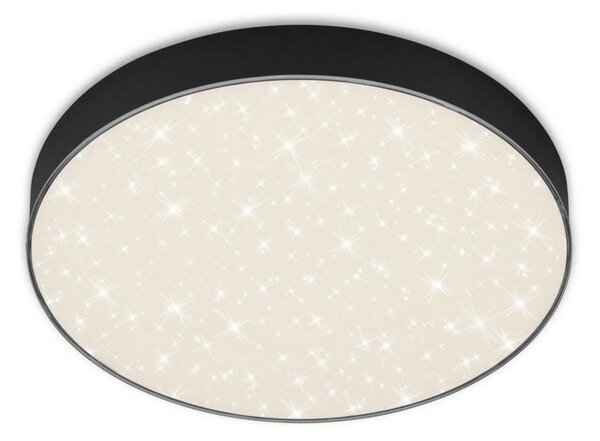 Briloner 7074-415 - LED Stropné svietidlo STAR SKY LED/21W/230V pr. 28 cm čierna
