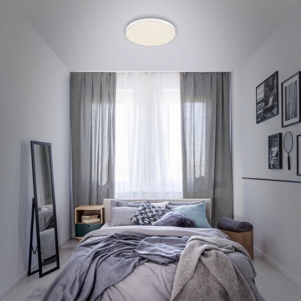 Briloner 7075-416 - LED Stropné svietidlo STAR SKY LED/24,5W/230V pr. 38 cm biela