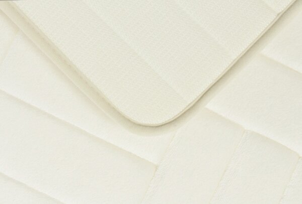 BO-MA, Protišmyková kúpeľňová predložka 3D 667 cream, 50x80, biela, kúpeľňa
