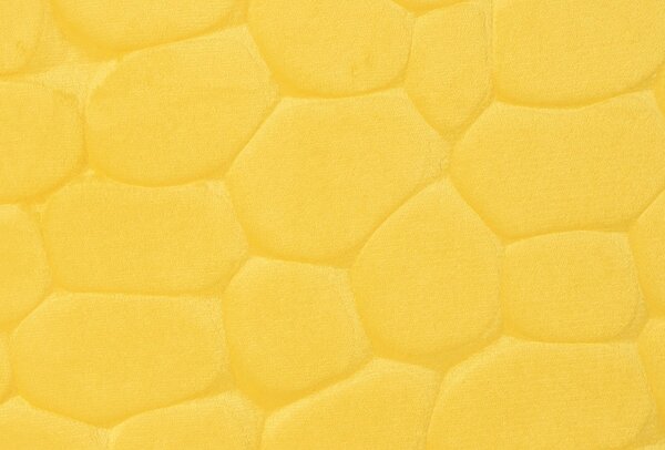 BO-MA, Protišmyková kúpeľňová predložka 3D 0133 yellow, 50x40, žltá, kúpeľňa