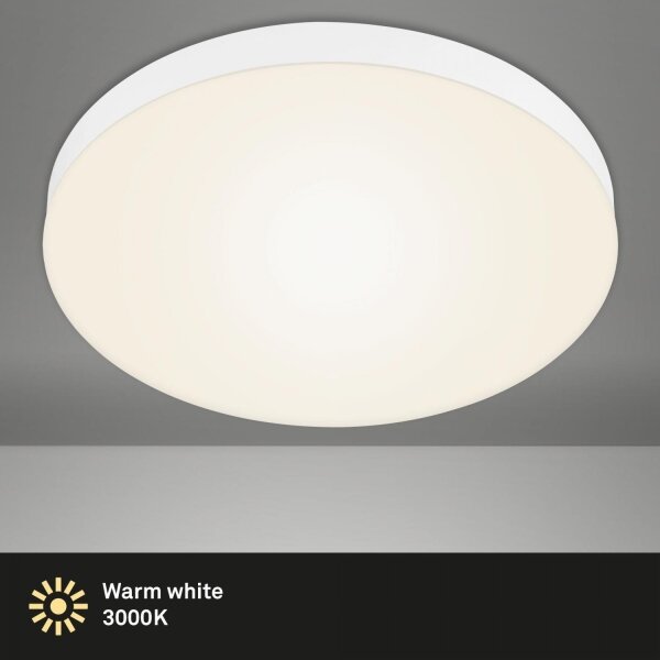 Briloner 7068-016-LED Stropné svietidlo FLAME LED/24,5W/230V 3000K pr. 38 cm biela