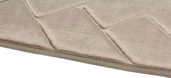 BO-MA, Protišmyková kúpeľňová predložka 3D 7288 beige, 50x40, béžová, kúpeľňa