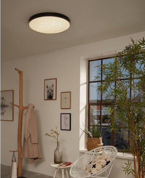 Briloner 7075-415 - LED Stropné svietidlo STAR SKY LED/24,5W/230V pr. 38 cm čierna