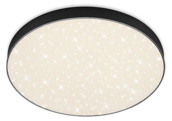 Briloner 7075-415 - LED Stropné svietidlo STAR SKY LED/24,5W/230V pr. 38 cm čierna