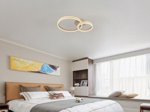 LED Stmievateľný prisadený luster LED/110W/230V 3000-6500K + diaľkové ovládanie