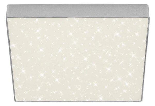 Briloner 7078-414 - LED Stropné svietidlo STAR SKY LED/21W/230V 28x28 cm strieborná