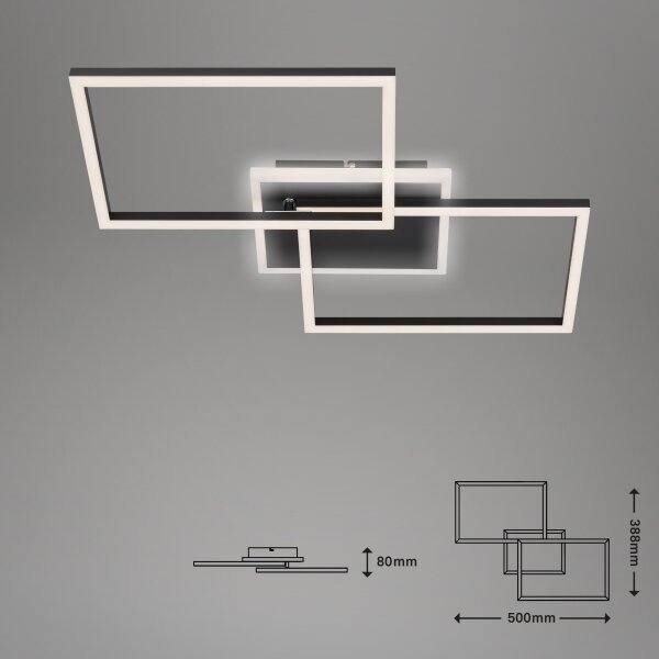 Briloner 3049-015 - LED Stmievateľné stropné svietidlo FRAME LED/40W/230V + DO