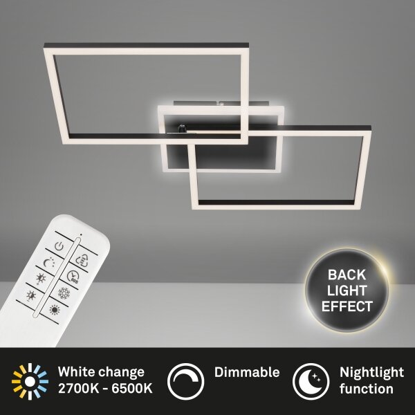 Briloner 3049-015 - LED Stmievateľné stropné svietidlo FRAME LED/40W/230V + DO