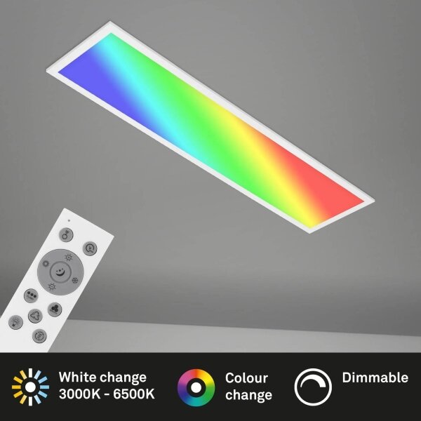 Brilo - LED RGBW Stmievateľné stropné svietidlo SLIM LED/24W/230V 100x25 cm + DO