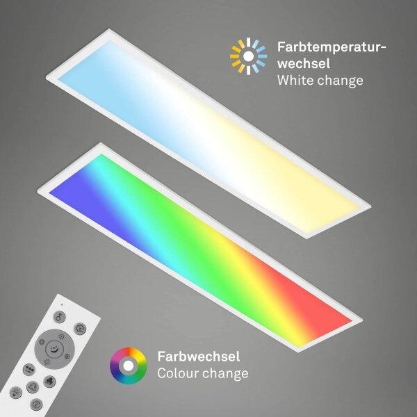 Brilo - LED RGBW Stmievateľné stropné svietidlo SLIM LED/24W/230V 100x25 cm + DO