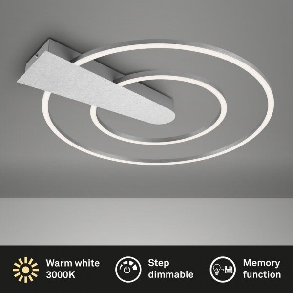 Briloner 3543-018 - LED Stmievateľné stropné svietidlo NICO LED/25W/230V chróm