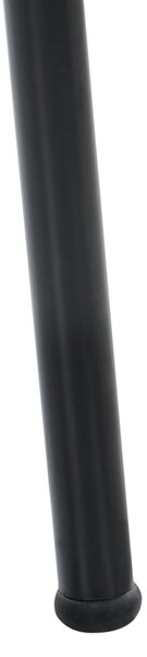 Sada 4 jedálenských stoličiek zelený polyester čierne železné nohy ochranné podložky moderný minimalistický dizajn jedáleň