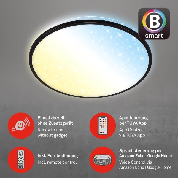 Brilo - LED Stmievateľné stropné svietidlo STARRY SKY LED/42W/230V Wi-Fi Tuya+ DO