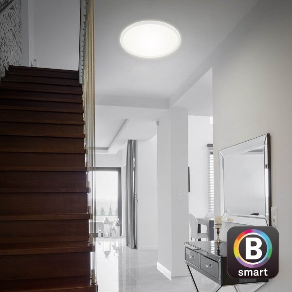 Brilo - LED Stmievateľné stropné svietidlo SLIM LED/22W/230V Wi-Fi Tuya + DO
