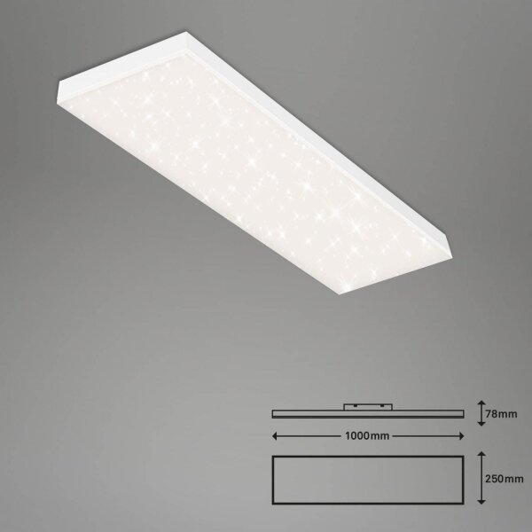 Brilo - LED Stmievateľný prisadený panel FRAMELESS LED/28W/230V Wi-Fi Tuya + DO