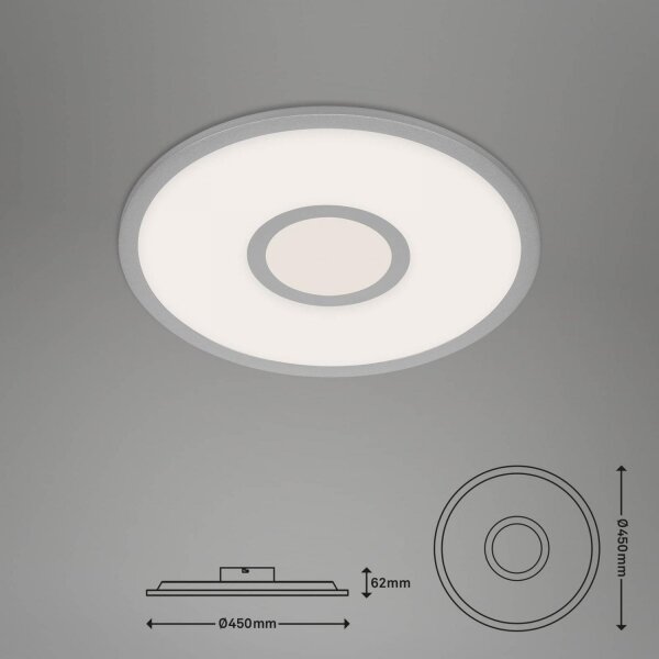 Brilo -LED RGB Stmievateľné stropné svietidlo CENTRO LED/24W/230V Wi-Fi Tuya + DO