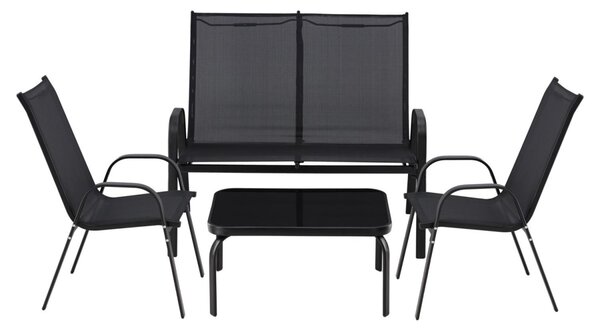 Garden Line Set záhradného nábytku Gota čierny