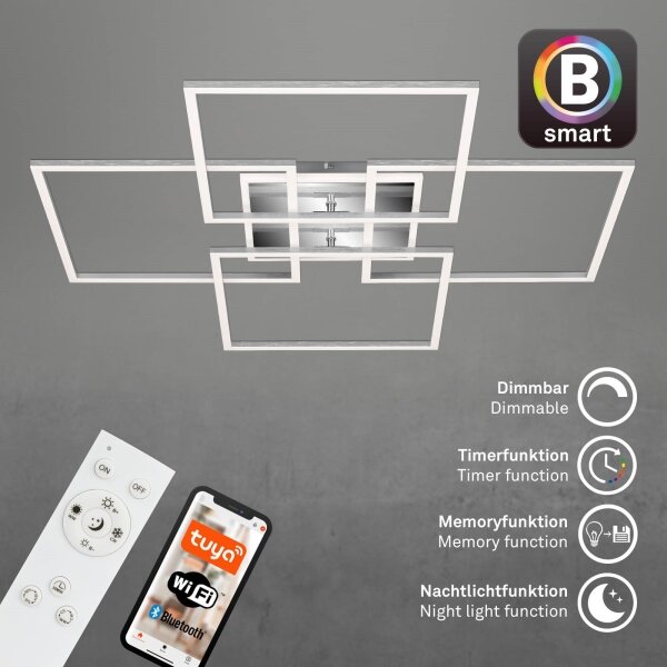 Brilo - LED Stmievateľný prisadený luster FRAME LED/50W/230VWi-Fi Tuya + DO