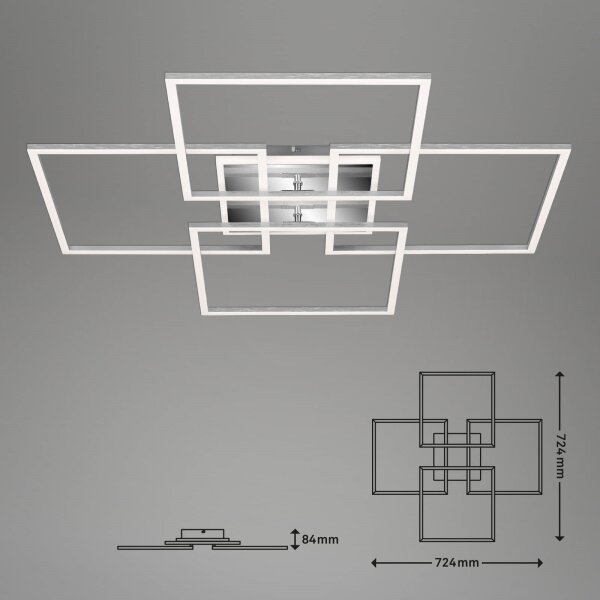 Brilo - LED Stmievateľný prisadený luster FRAME LED/50W/230VWi-Fi Tuya + DO