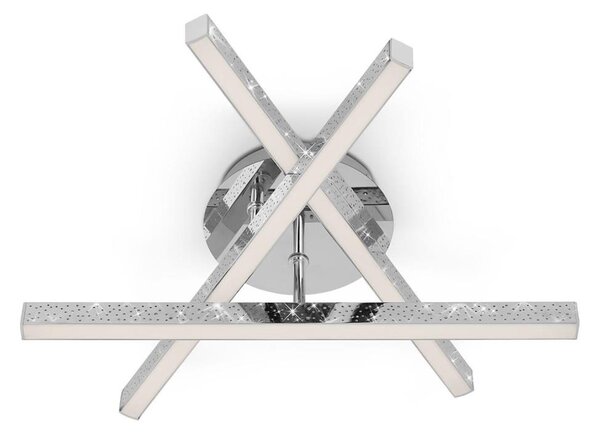Brilo - LED Prisadený luster REY 3xLED/5W/230V lesklý chróm