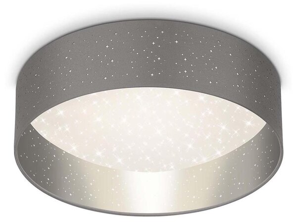 Briloner 3882-014 - LED Stropné svietidlo MAILA STARRY LED/18W/230V šedá/strieborná