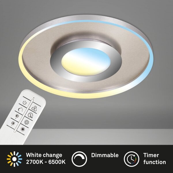 Briloner 3640-012 - LED Stmievateľné stropné svietidlo LED/25W/230V 2700-6500K+ DO