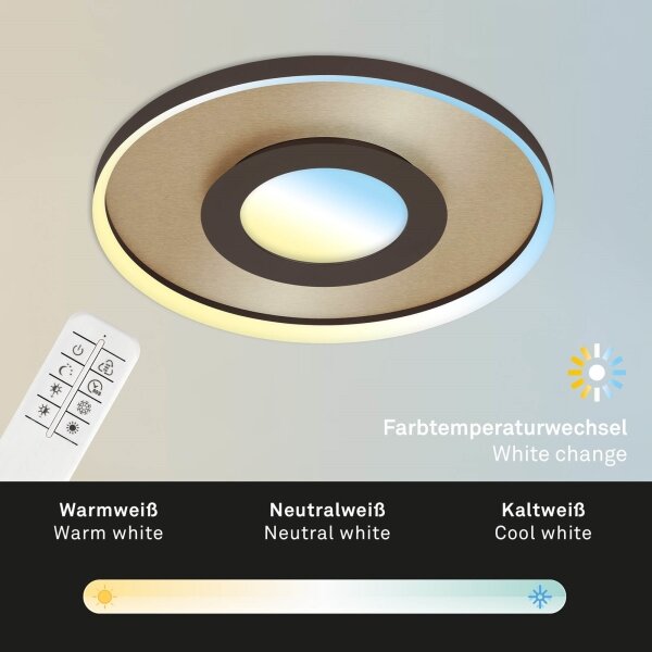 Briloner 3640017 - LED Stmievateľné stropné svietidlo LED/25W/230V 2700-6500K + DO