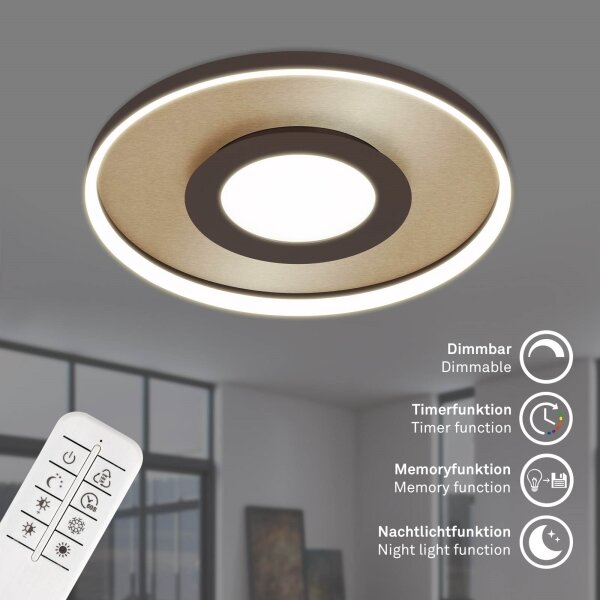 Briloner 3640017 - LED Stmievateľné stropné svietidlo LED/25W/230V 2700-6500K + DO