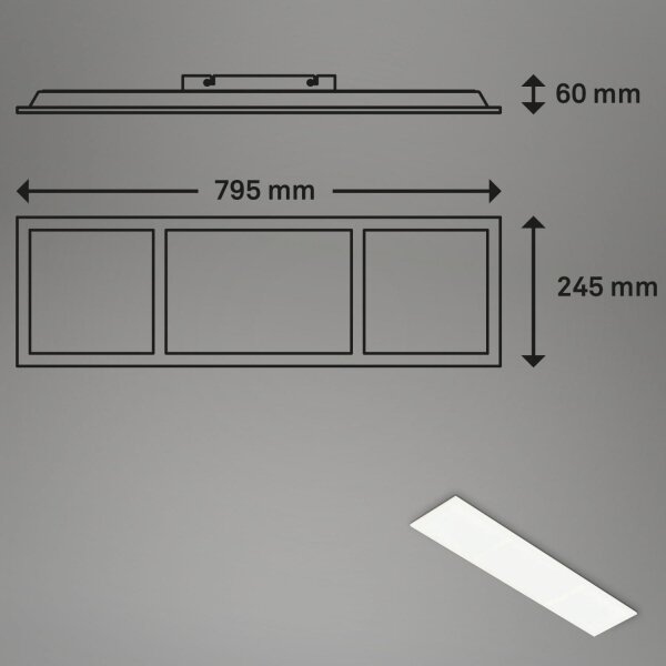 Briloner 7388-016 - LED RGBW Stmievateľné stropné svietidlo LED/24W/230V + DO
