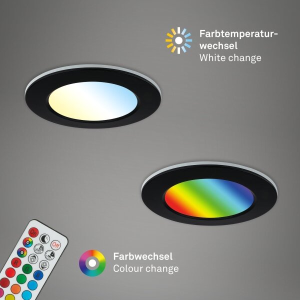 Briloner - SADA 3x LED Stmievateľné kúpeľňové svietidlo LED/4,8W/230V IP65