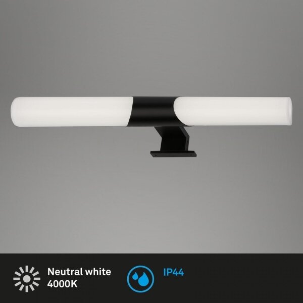 Briloner 3113-115 - LED Kúpeľňové osvetlenie zrkadla LED/12W/230V IP44 čierna