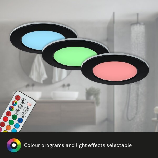 Briloner - SADA 3x LED Stmievateľné kúpeľňové svietidlo LED/4,8W/230V IP65