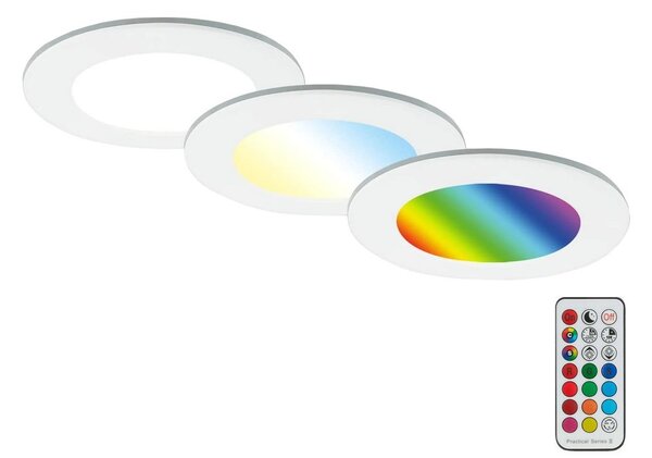 Briloner - SADA 3x LED Stmievateľné kúpeľňové svietidlo LED/4,8W/230V IP65