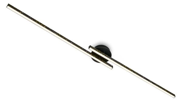 Briloner 3717-025 - LED Prisadený luster REY 2xLED/12W/230V čierna