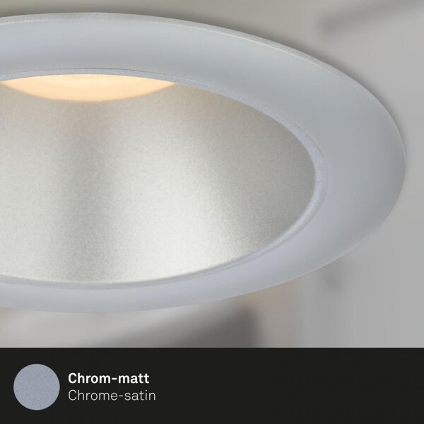 Briloner 7041-034-SADA 3x LED Kúpeľňové podh. svietidlo LED/4,9W/230V strieborná