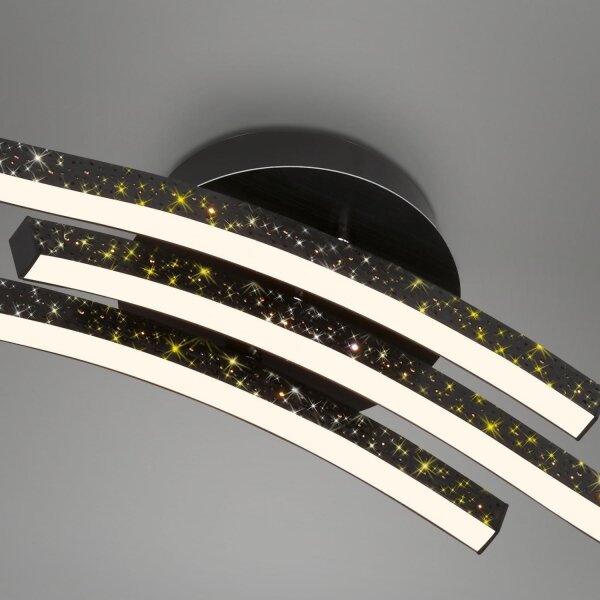 Brilo - LED Stropné svietidlo LED/19W/230V 3000K čierna