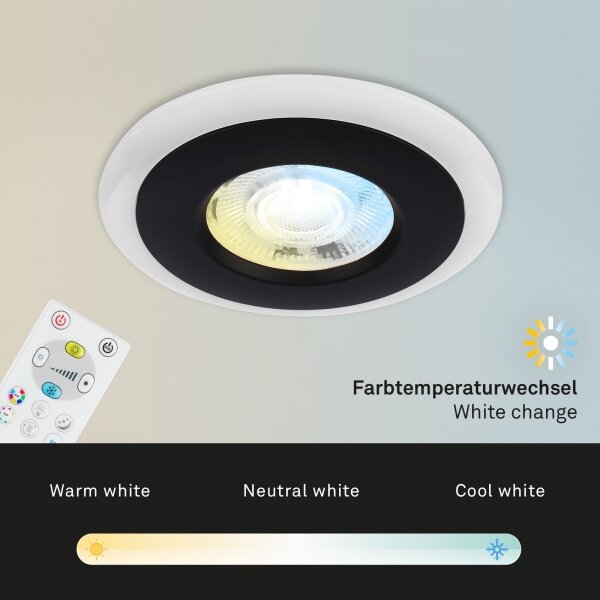 Briloner - SADA 3x LED RGBW Stmievateľné kúpeľňové svietidlo LED/5W/230V IP44+ DO