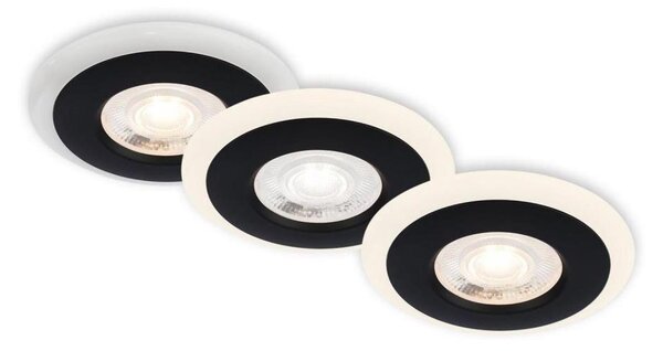 Briloner 7039-035 - SADA 3x LED Kúpeľňové podhľadové svietidlo LED/5W/230V IP44