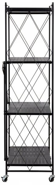 TP Living Skladací regál AZIONE 72x127 cm čierny
