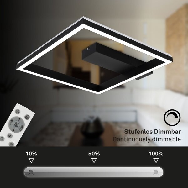 Brilo - LED RGBW Stmievateľný prisadený luster FRAME LED/18W/230V 2700-6500K+ DO