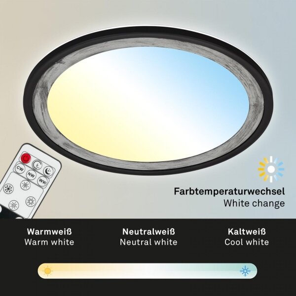 Brilo - LED Stmievateľné stropné svietidlo SLIM LED/22W/230V 2700-6500K + DO