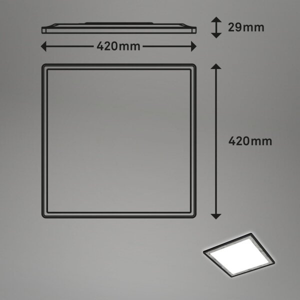 Briloner 7459-414 - LED Stmievateľné svietidlo SLIM LED/22W/230V 2700-6500K + DO