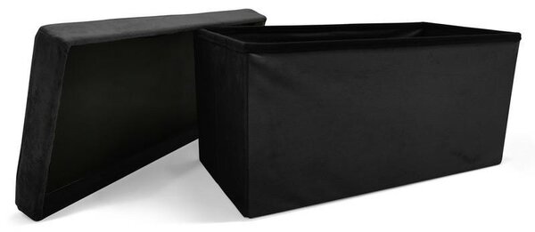Kontrast Skladací taburet PERFECT DUO 60x30 cm čierny