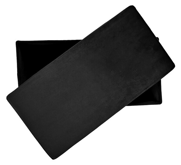 Kontrast Skladací taburet PERFECT DUO 60x30 cm čierny