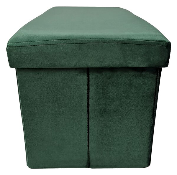 Kontrast Skladací taburet PERFECT DUO 60x30 cm tmavozelený